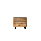 Solid wood collection console