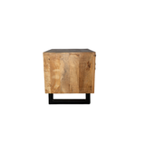 Solid wood collection console