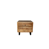 Solid wood collection console