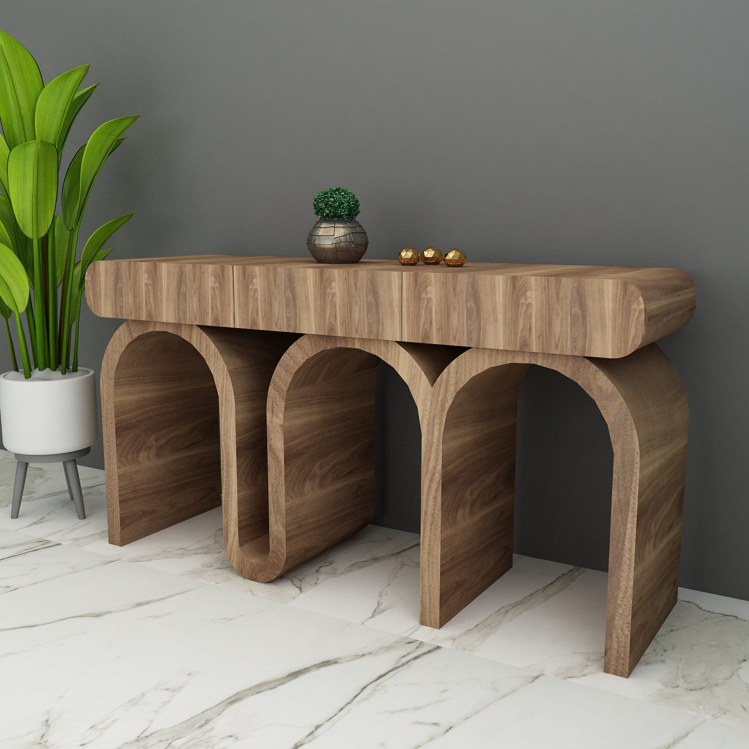 Elegant Wooden Console Table – Stylish and Durable for Entryway or Living Room