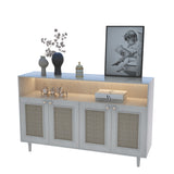 SRK Furniture Sideboard Buffet Cabinet, Accent Kitchen Storage Cabinet