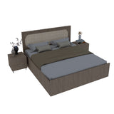 Queen size bed in laminate