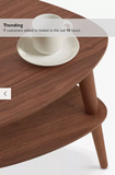 Modern Wooden Coffee Table – Sleek and Durable for Everyday Use