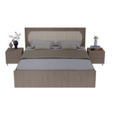 Queen size bed in laminate