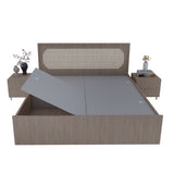 Queen size bed in laminate