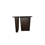 Stylish wood side table