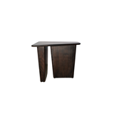 Stylish wood side table