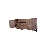 Sheesham Wood 3 Door Cabinet