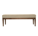 SRK Wooden Upholstered Bench Timeless Comfort & Style