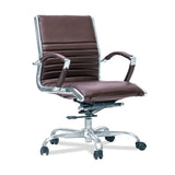 Leatherette Office Arm Chair For Visitor