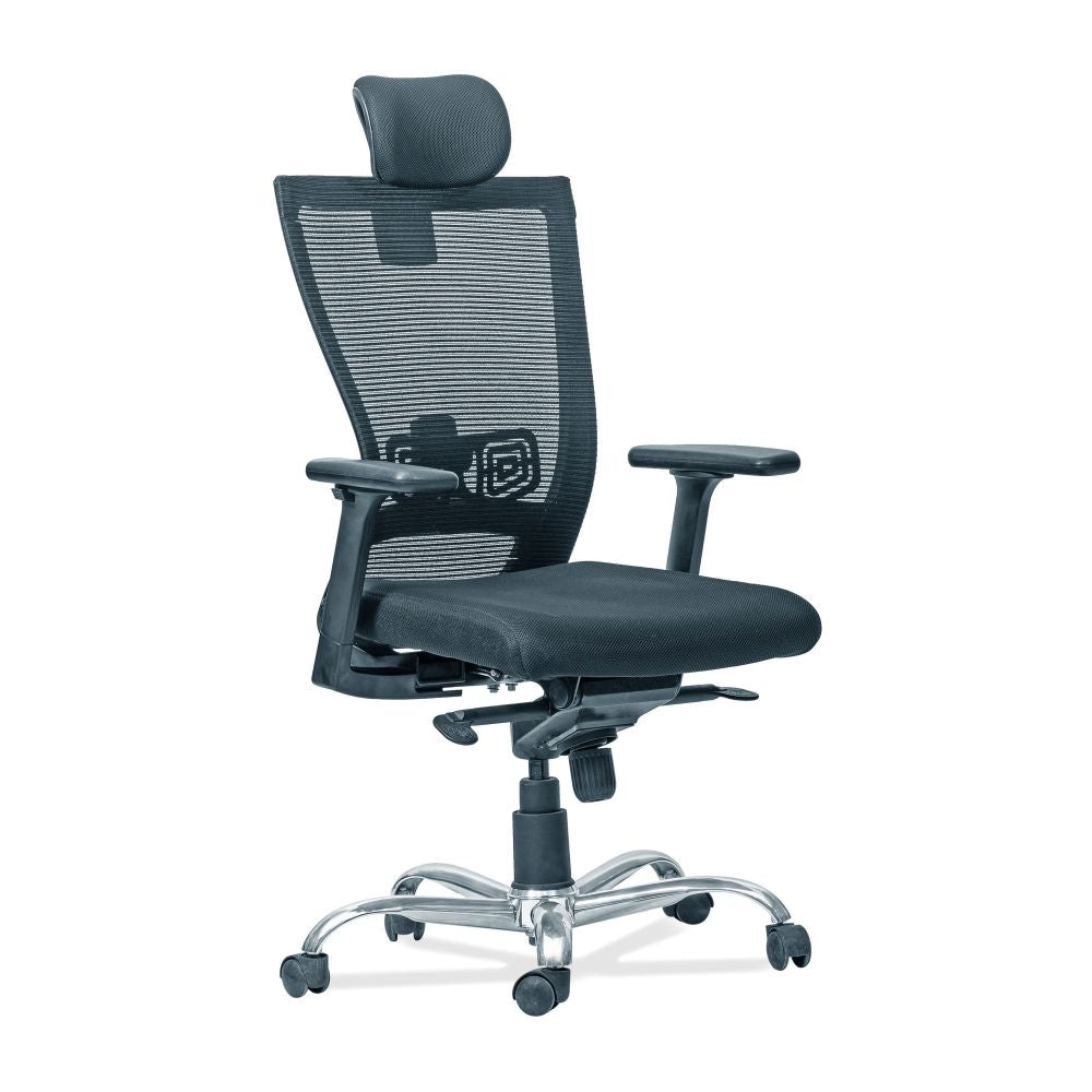 High Back Revolving Mesh Office Executive Ergonomic  With Adjustable Armrest Chair