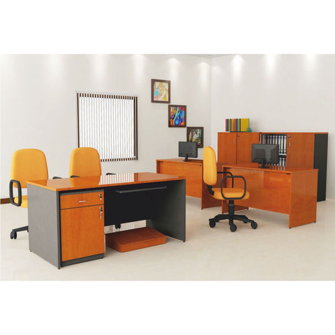 office Executive  Table With One Side Drawers Unit