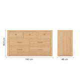 Dresser Unit/Drawer Unit in Oak wood Finish
