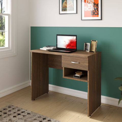 Study Wooden Computer Table Engineered Wood with Storage Study Table work from home desk.