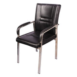 Metal Frame Chair In Leather Office Chair