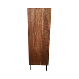 Bar Cabinet in sagwan wood in teak finish