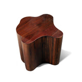 Original Design Sagwan Wood Bed Side Table Walnut Finish Lamp Stand
