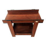 Wooden Computer Table Engineered Wood Study Table Walnut Finish  Work from home desk.