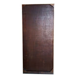 Walnut Finish Rattan Door With Storage Cabinet Standard Length