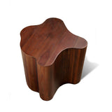 Original Design Sagwan Wood Bed Side Table Walnut Finish Lamp Stand
