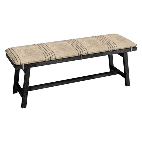 Solid Classic Wooden Finish Metal Bench for Sitting Balcony