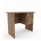 Wooden Computer Table Engineered Wood Study Table Teak Finish For Livingroom/StudyRoom