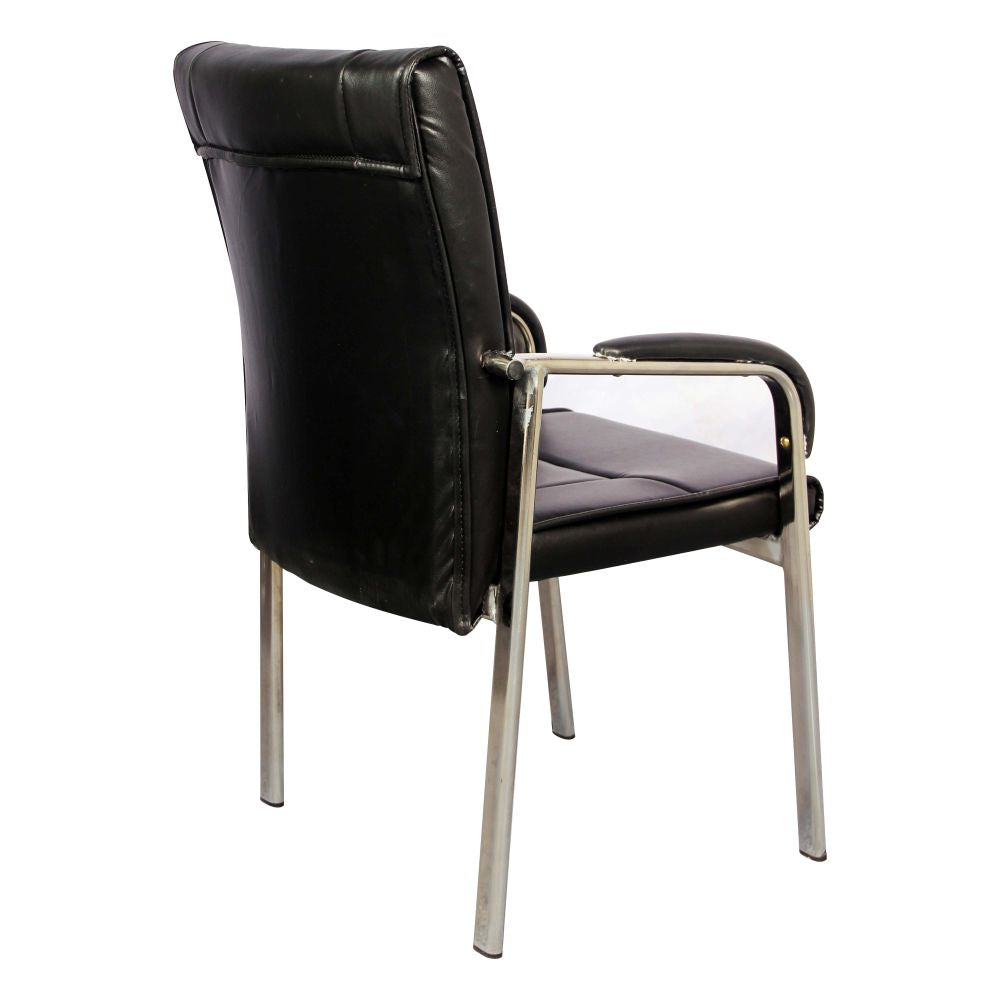 Metal Frame Chair In Leather Office Chair