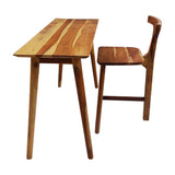 Bar  Solid wood high Table And Chair In Sagwan