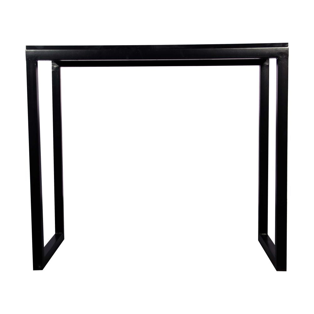 Console Table in wooden in metal frame
