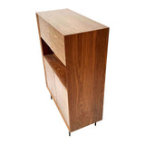 Bar Cabinet in sagwan wood in teak finish