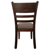 Wooden Chair Natural Walnut Finish In Acacia Wood