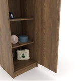 Single door amirah engineered wood strong sturdy spacious depth can hang coats