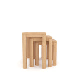 Nesting Side Table in Table end table Side table Color Natural oak