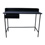 Black Color Study table With Rack