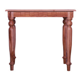 Sagwan wood Classic Study Table Rectangle Shape in Natural wood finish