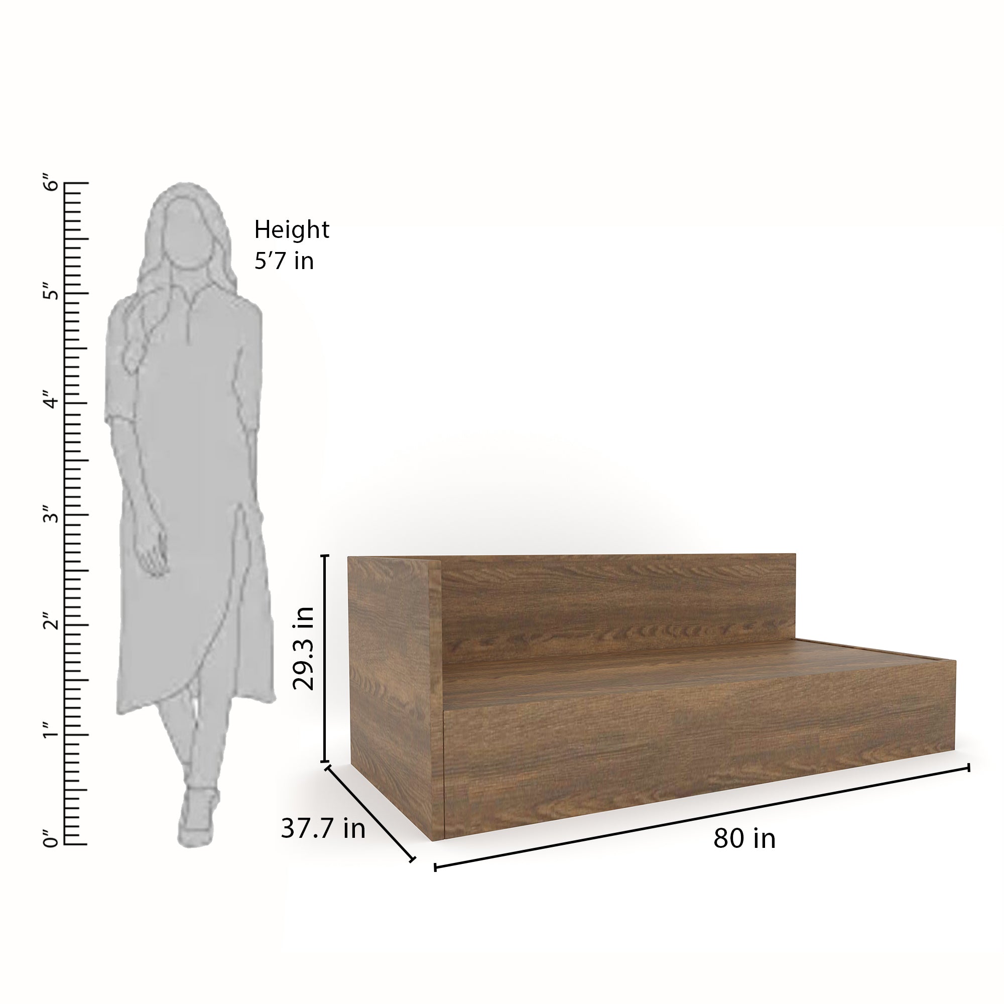 Engineered Wood Bed With Storage Modern Designer Sofa Cum Bed
